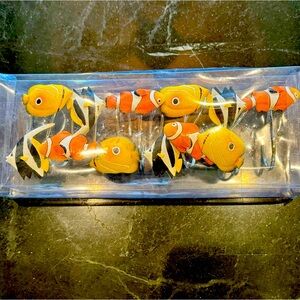 Fish Shower Curtain Hooks (12 pcs)